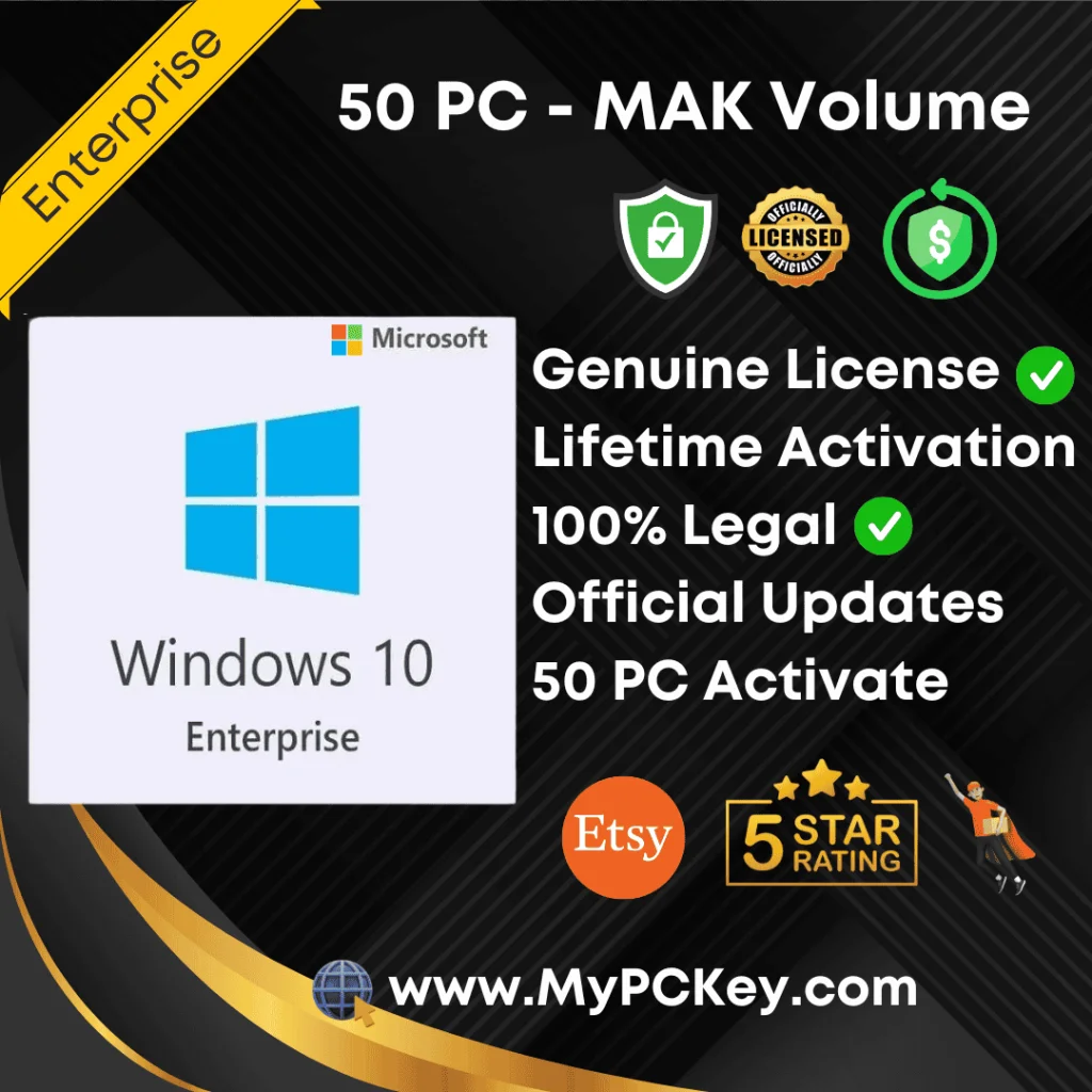 buy windows 10/11 enterprise license 50 pc at cheap price