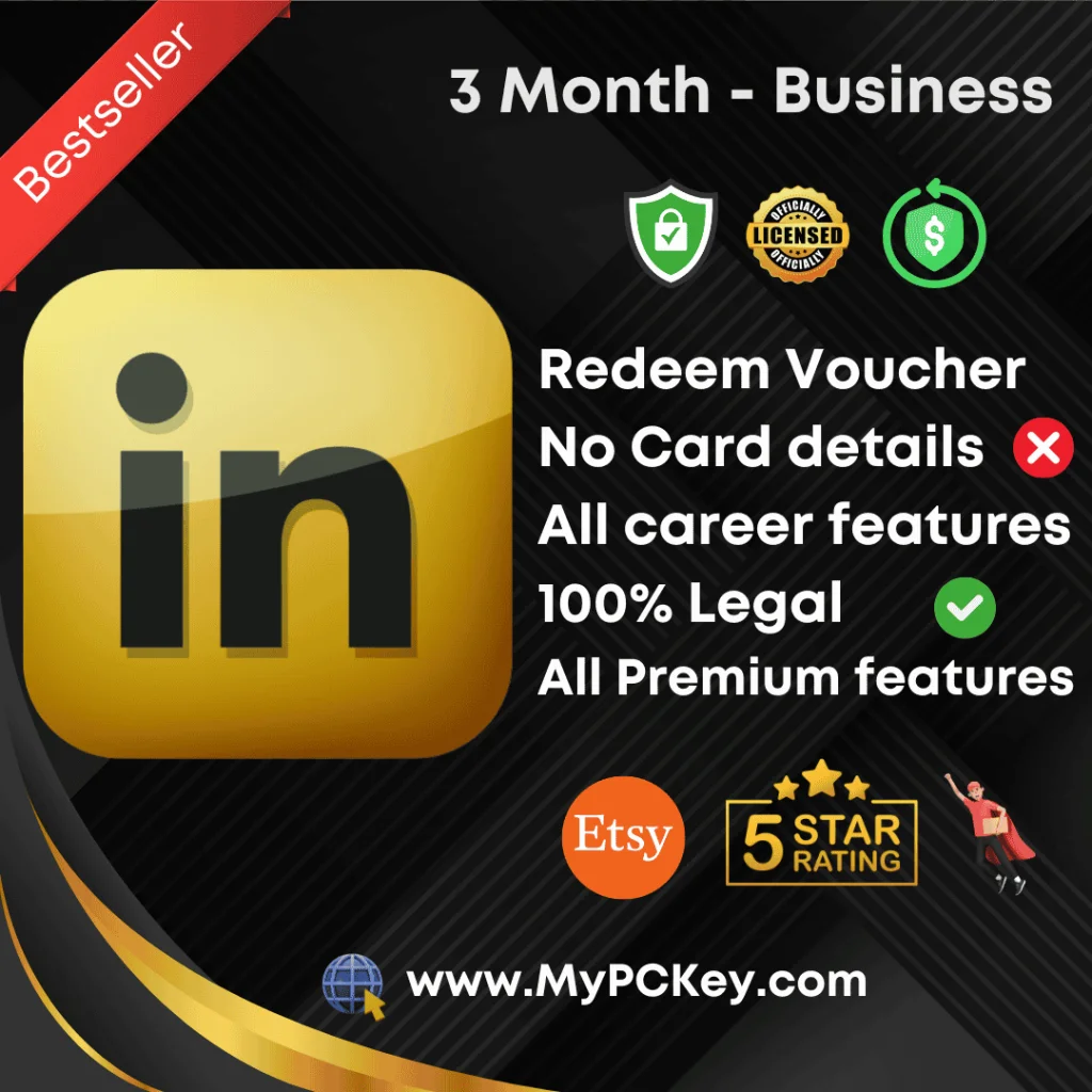 Buy LinkedIn Premium Business Premium Voucher Redeem at cheap price