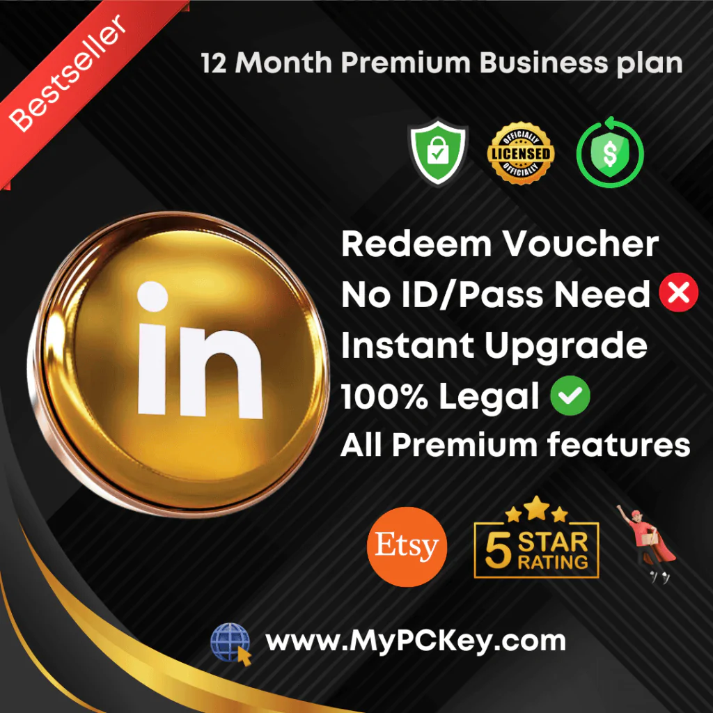 Buy 12 Month LinkedIn Premium Voucher Link at Cheap price website | LinkedIn Business Plan Redeem Voucher Link cheap buy