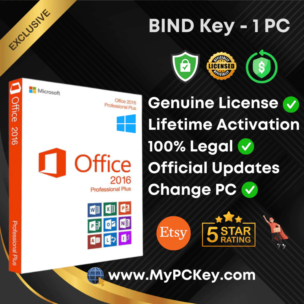 Microsoft Office 2016 Professional Plus BIND Key at cheap price