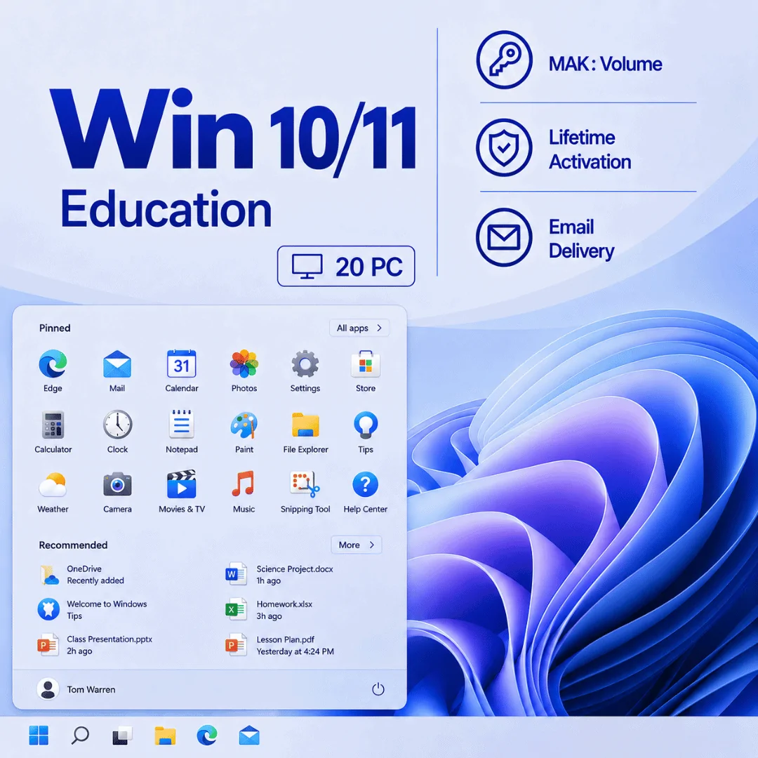 Windows 10 Education MAK Volume Key