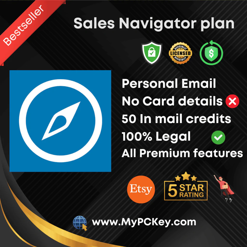 LinkedIn Premium Sales Navigator on Personal Email Access at Cheap Price