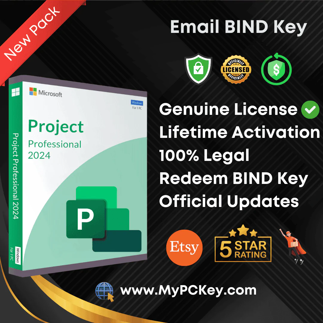 Buy Microsoft Project 2024 Professional Genuine License Key at cheap price