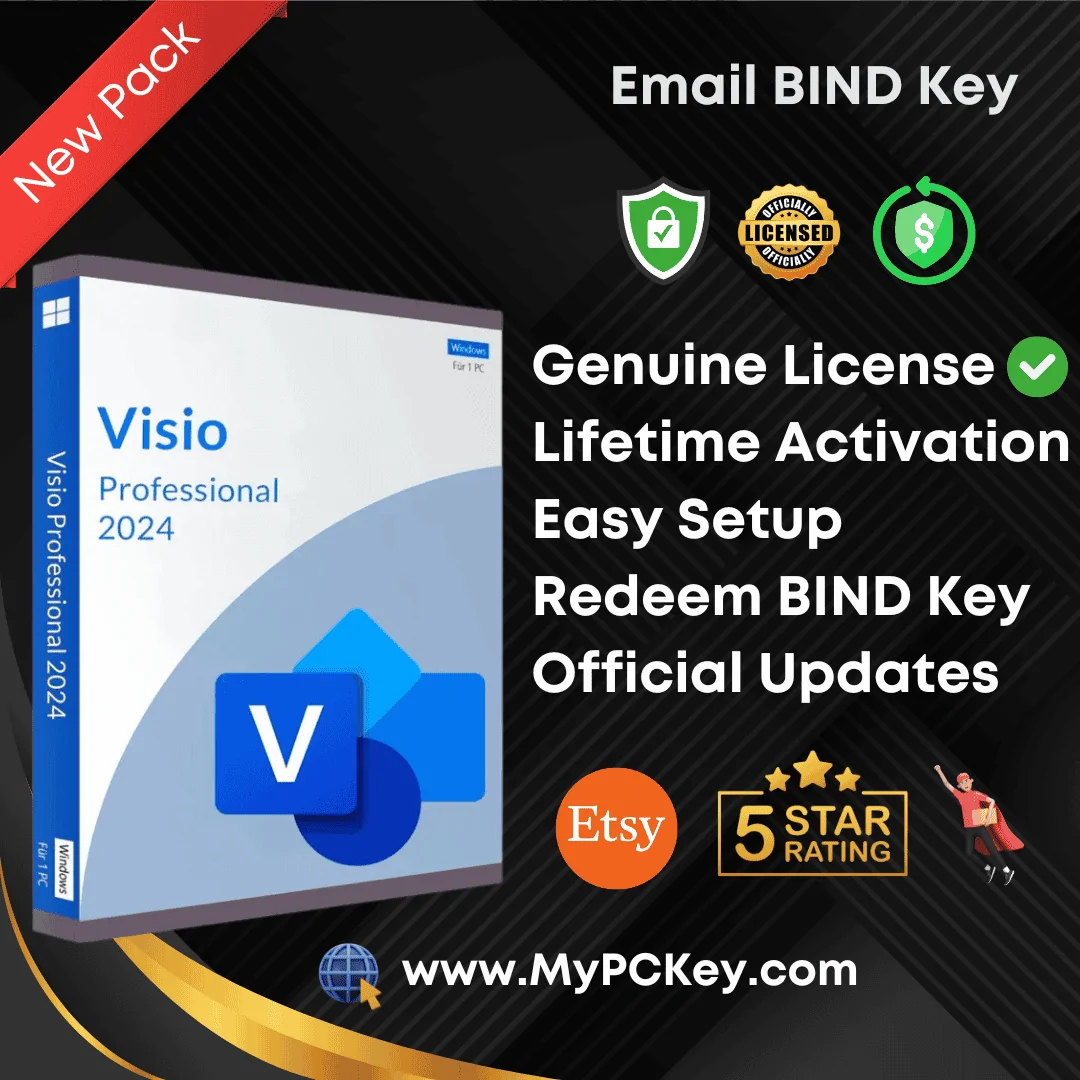 Buy Mosft Visio Professional 2024 Genuine License Key at cheap price