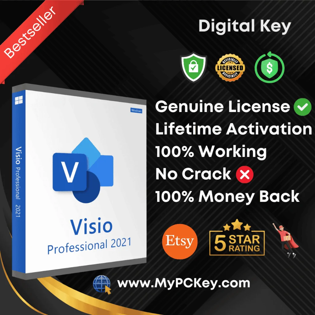 Buy Visio Professional 2021 genuine Retail Key at cheap price