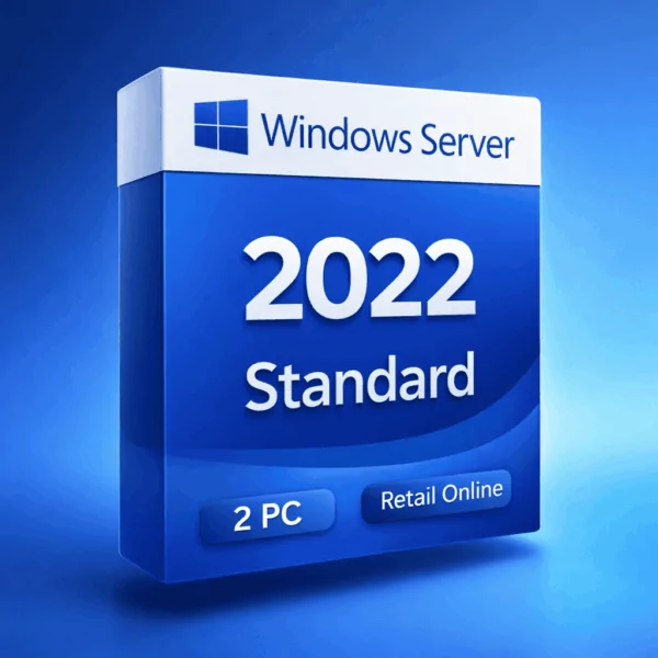 Windows Server 2022 Standard Retail Online Key - 2PC