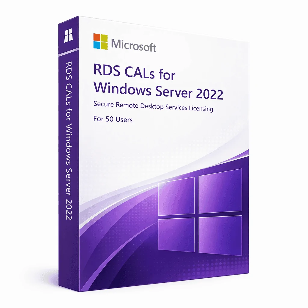 Windows Server 2022 buy Remote Desktop Services Device connections (50) CAL license