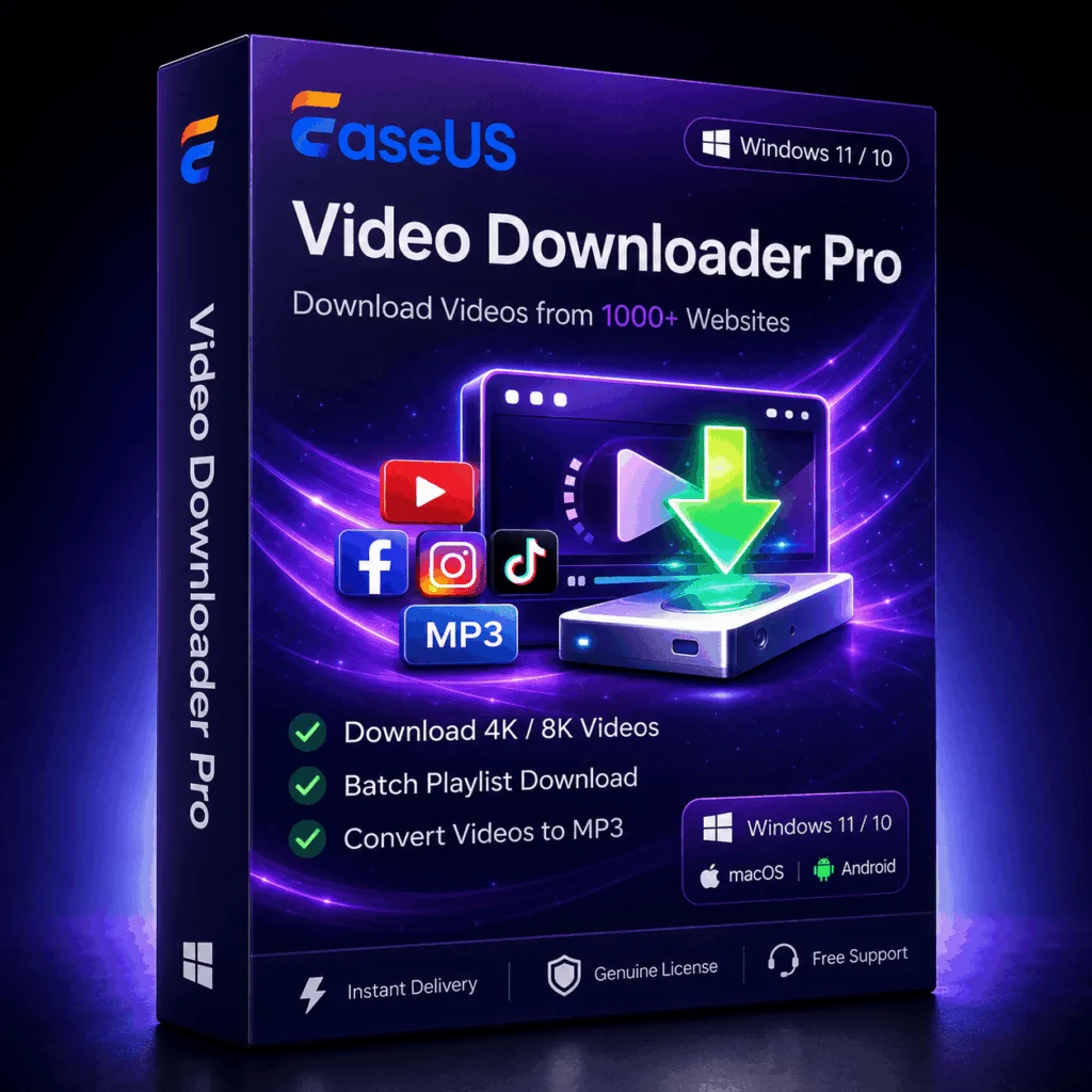 EaseUS Video Downloader – Download YouTube, Facebook & Streaming Videos)