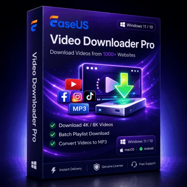 EaseUS Video Downloader – Download YouTube, Facebook & Streaming Videos)