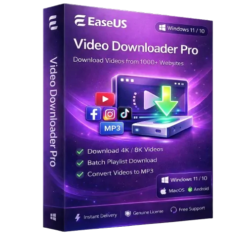 EaseUS Video Downloader – Download YouTube, Facebook & Streaming Videos)