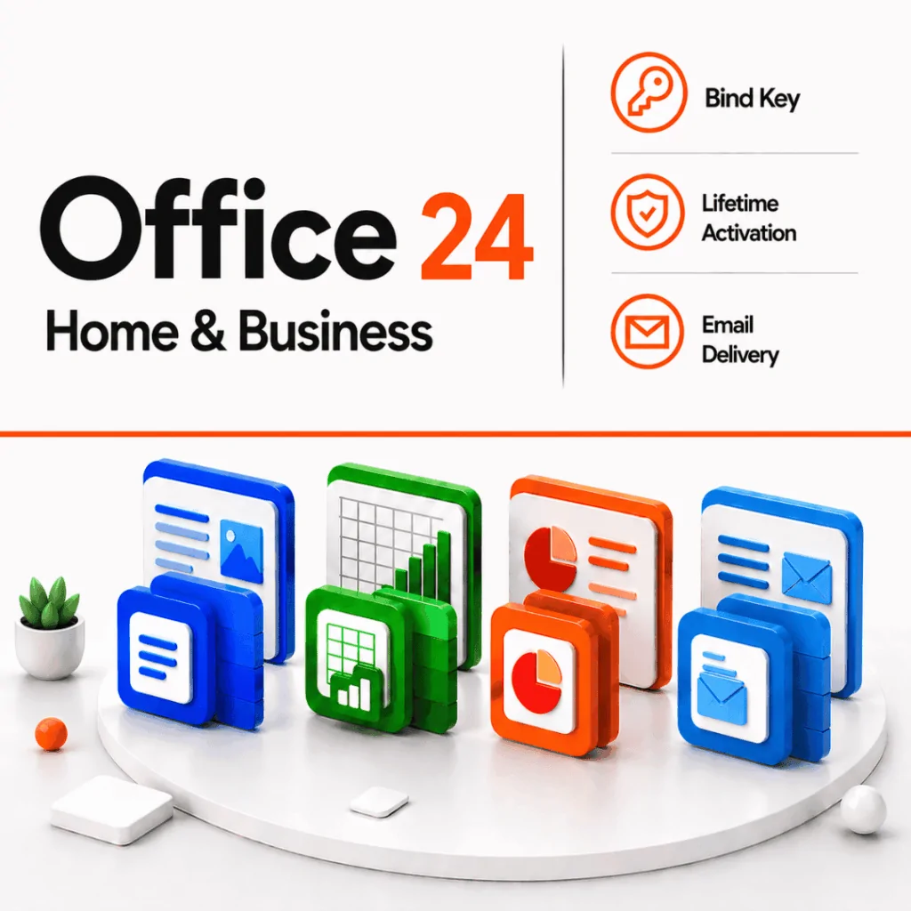 Office 2024 Home & Business Email BIND