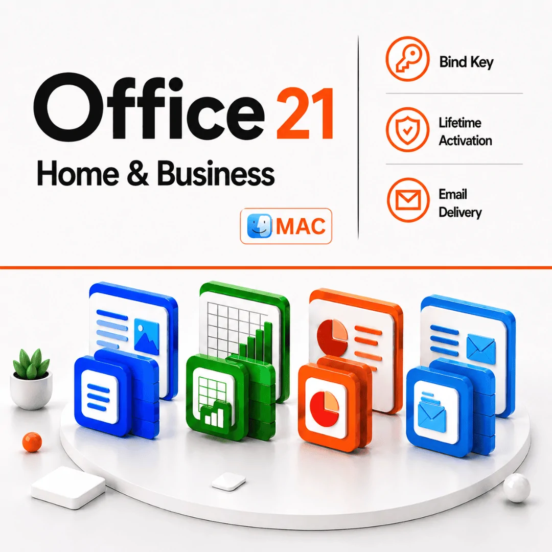 Office 2021 Home & Business Email BIND