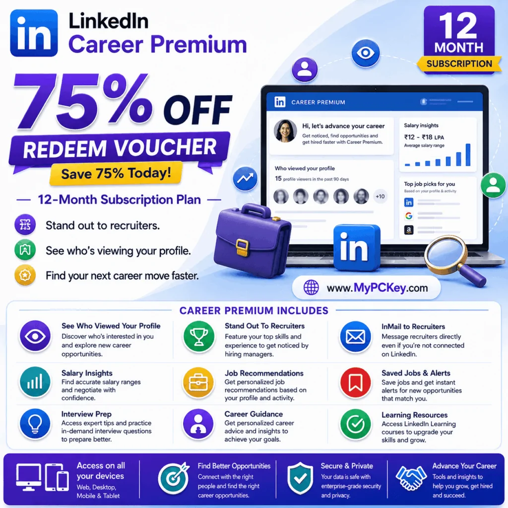 buy LinkedIn Premium career Discount voucher