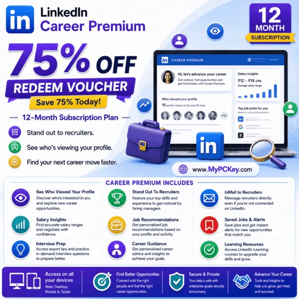 buy LinkedIn Premium career Discount voucher