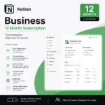 Notion Business subscription features