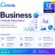 Cnva Business 12 Month Subscription Redeem Coupon Code